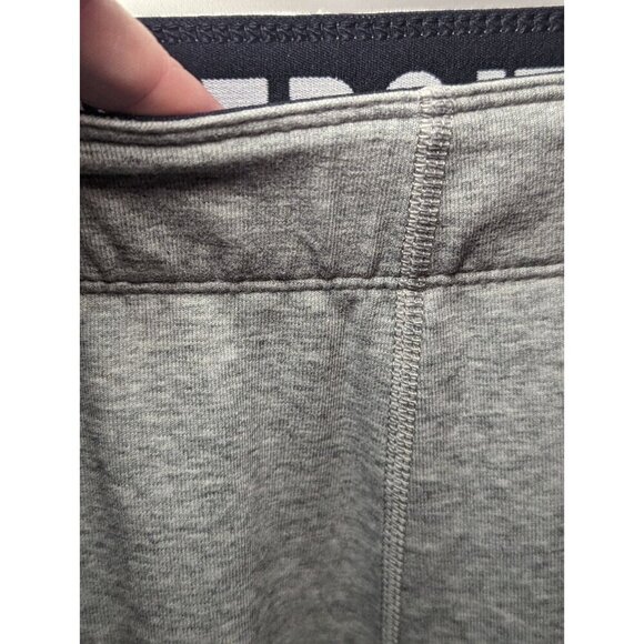 Nike Women's Grey Leggings Size Small "Just Do It" Big Logo Spellout On Leg - Picture 4 of 15